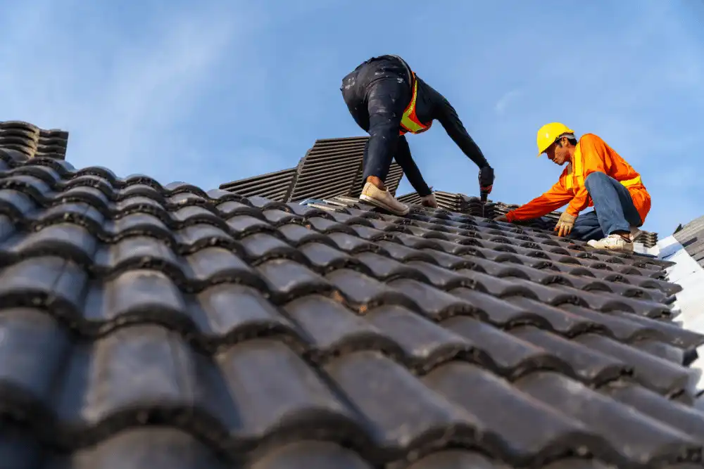 Clay tile roofing