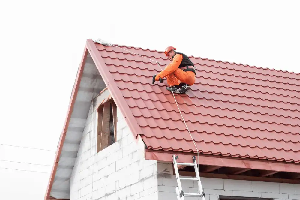 Residential roof installation